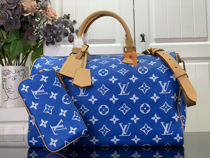 LOUIS VUITTON SPEEDY P9 BANDOULIERE 40 Blue M24419