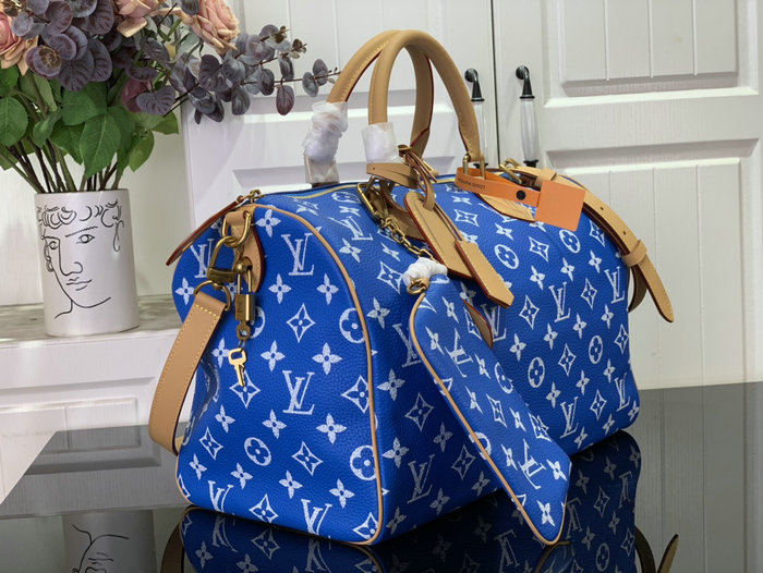 LOUIS VUITTON SPEEDY P9 BANDOULIERE 40 Blue M24419