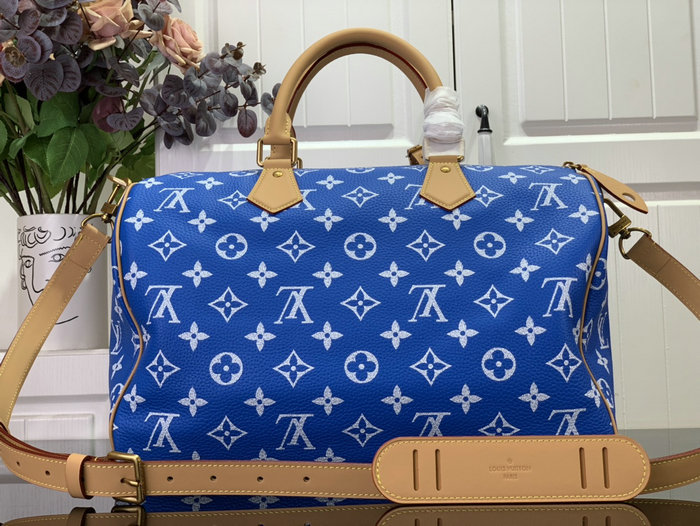 LOUIS VUITTON SPEEDY P9 BANDOULIERE 40 Blue M24419