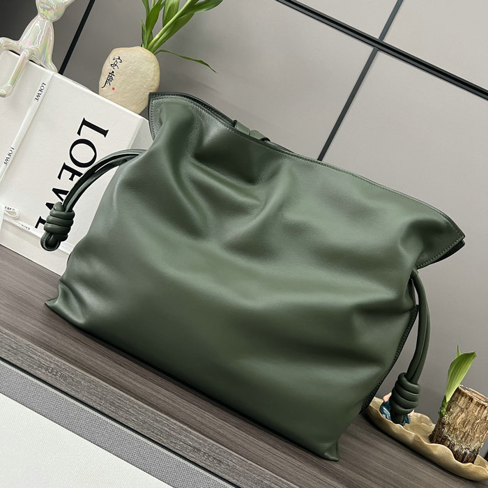 Loewe Large Flamenco Clutch Green L62350