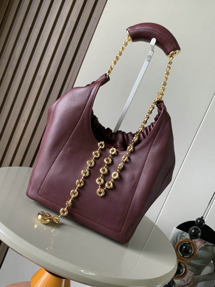 Loewe Small Squeeze bag Burgundy 652329