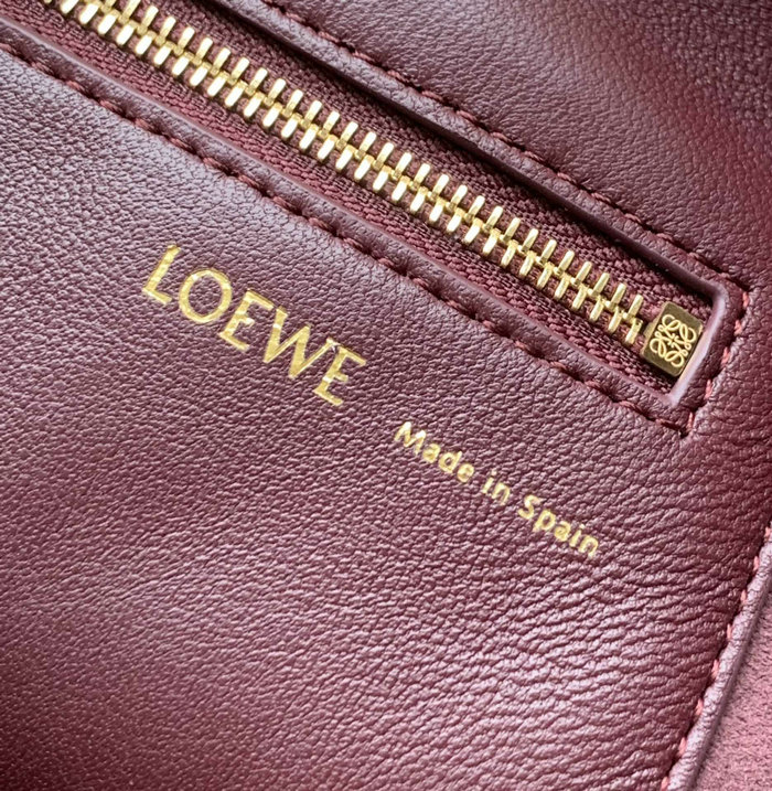 Loewe Small Squeeze bag Burgundy 652329