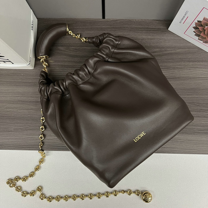 Loewe Small Squeeze bag Chocolate 652329