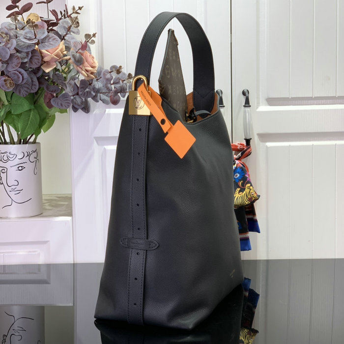 Louis VUitton Low Key Hobo MM Black M24856