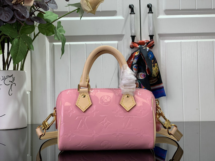 Louis VUitton Nano Speedy Pink M83000