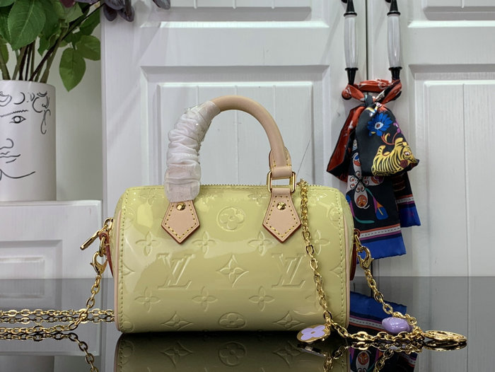 Louis VUitton Nano Speedy Yellow M83000