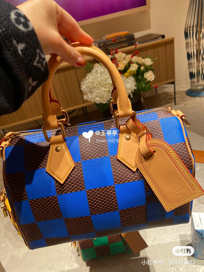 Louis Vuitton Speedy 25 Bandouliere Damier Pop N40585