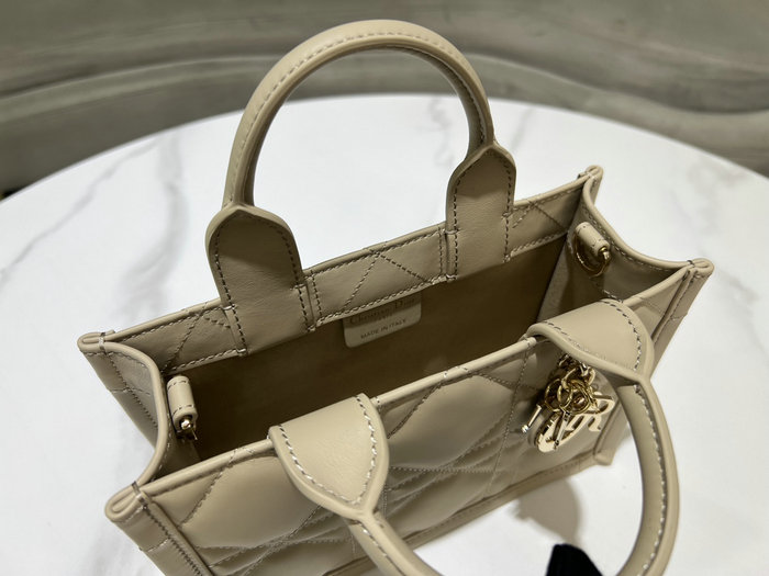 Mini Dior Book Tote Beige S5573