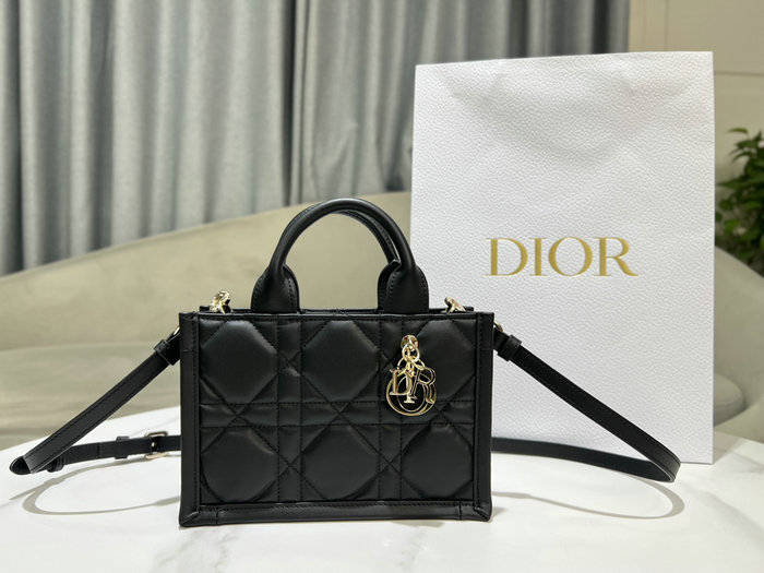 Mini Dior Book Tote Black S5573