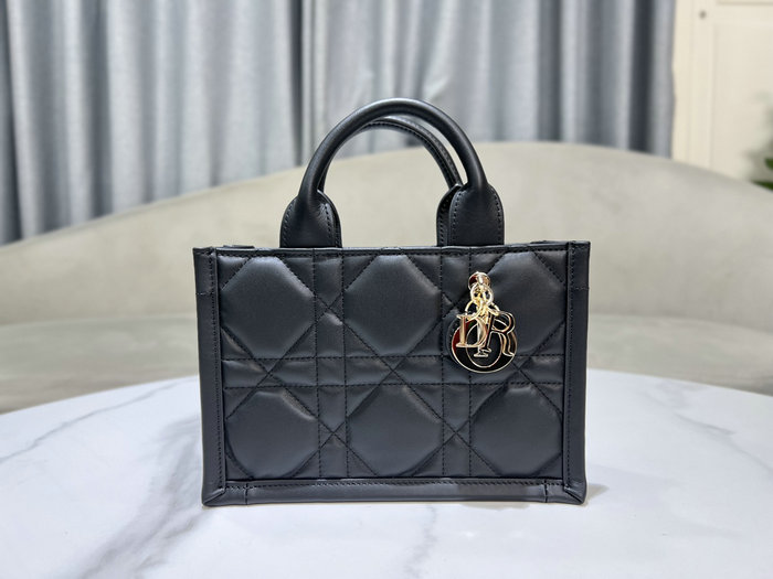 Mini Dior Book Tote Black S5573