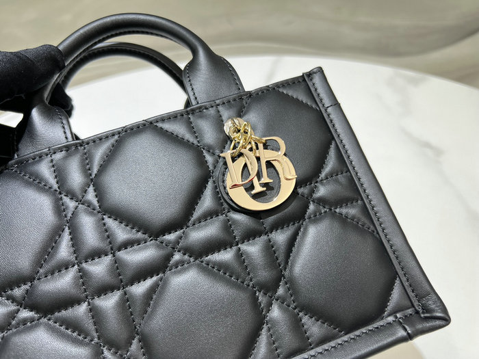 Mini Dior Book Tote Black S5573