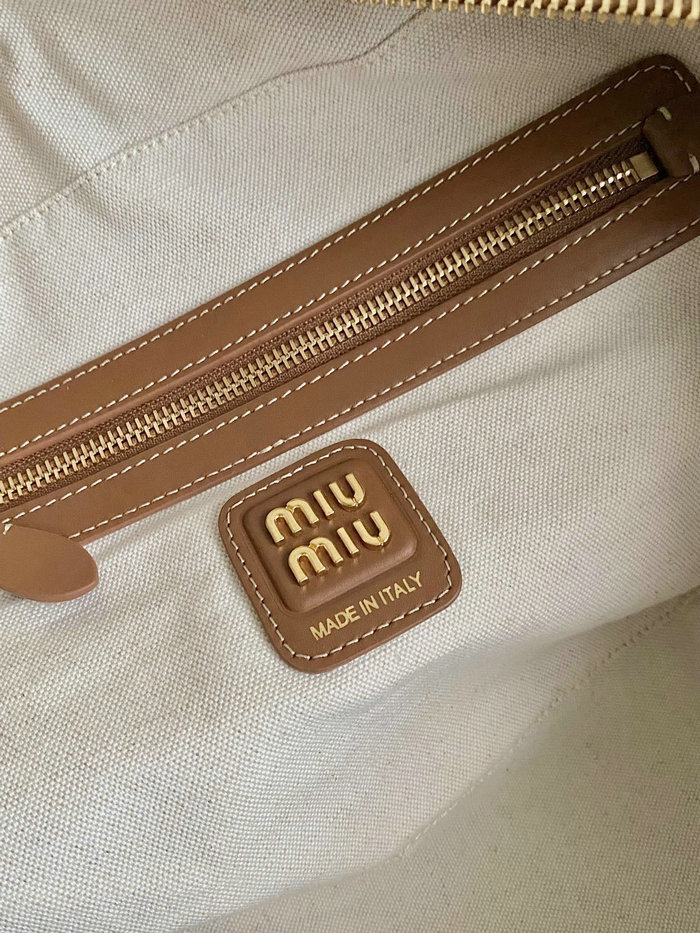 Miu Miu Canvas Top-handle Bag 5BB117