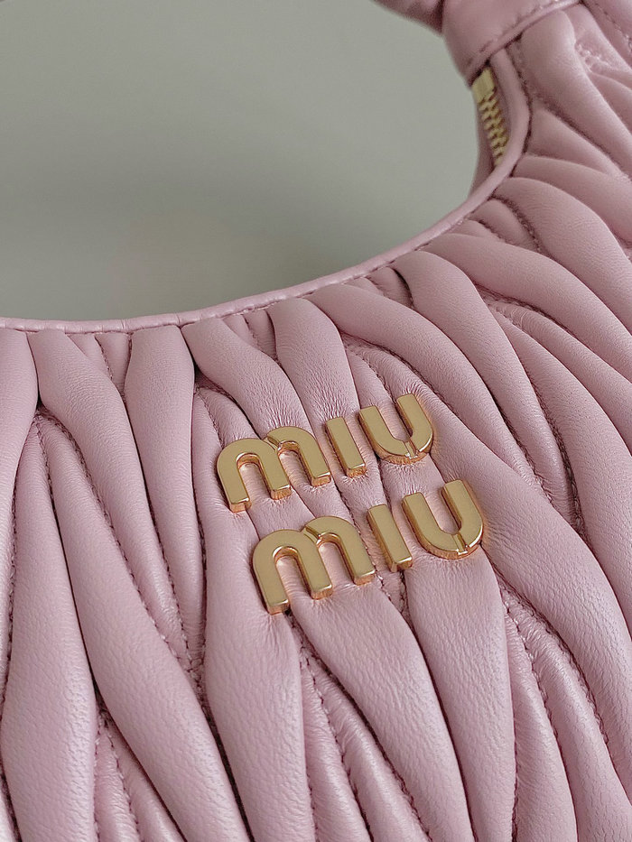 Miu Miu Wander Hobo Bag Alabaster Pink 5BC125