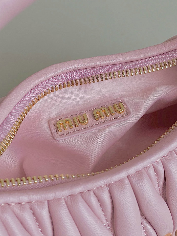 Miu Miu Wander Hobo Bag Alabaster Pink 5BC125