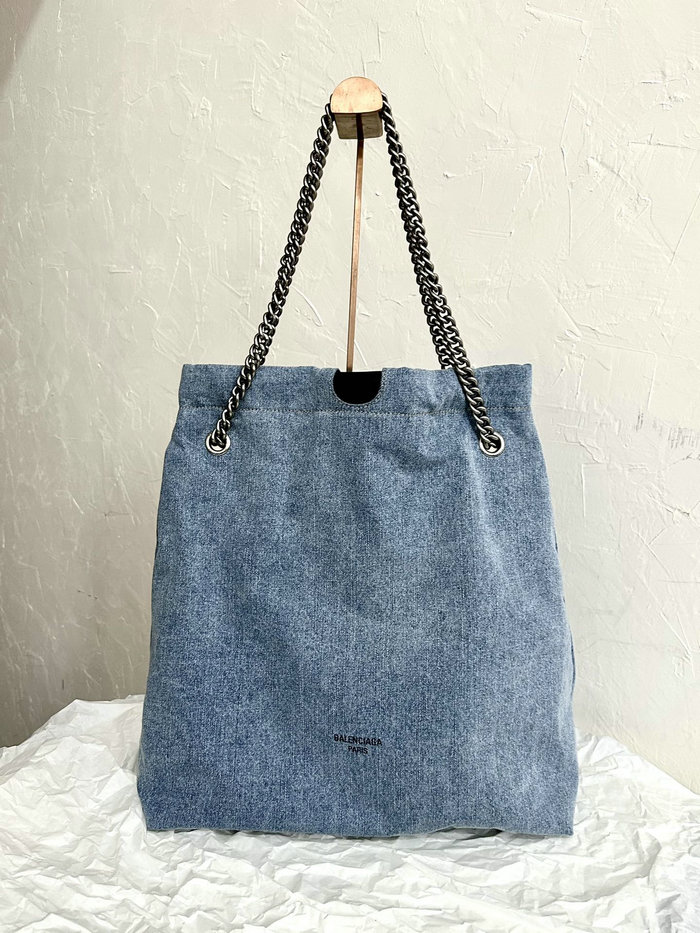 Balenciaga Denim Medium Tote Bag B742941