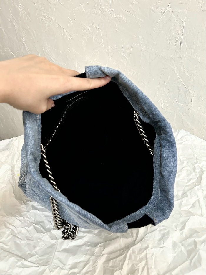 Balenciaga Denim Medium Tote Bag B742941