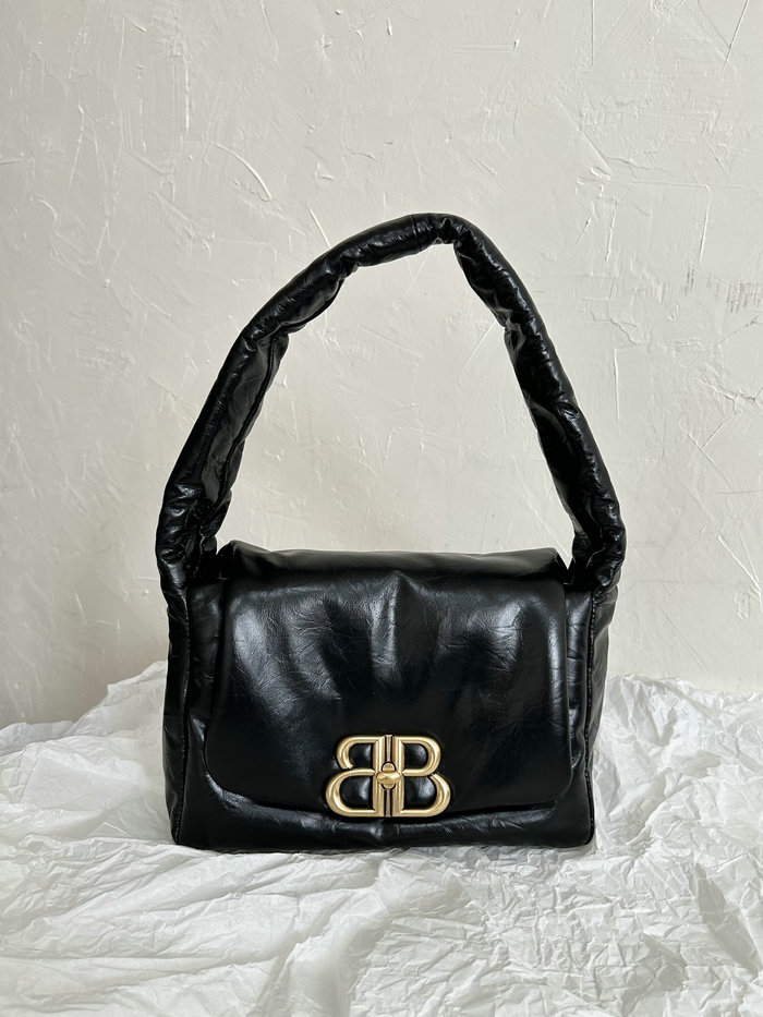 Balenciaga Monaco Small Sling Bag Black B787896