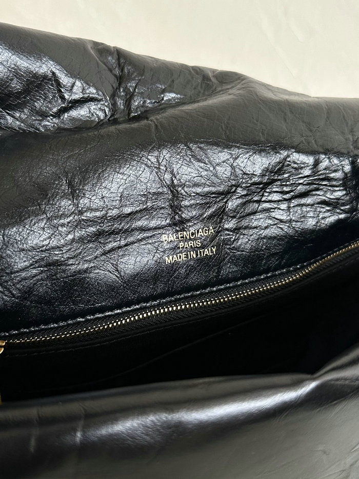 Balenciaga Monaco Small Sling Bag Black B787896