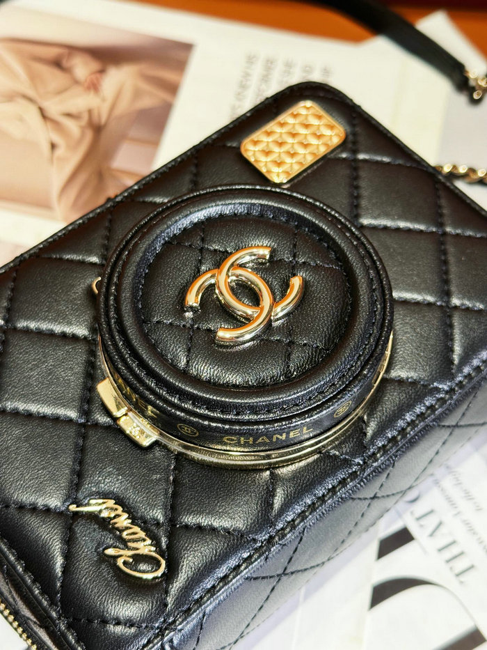 Chanel Camera Bag Black AS4817