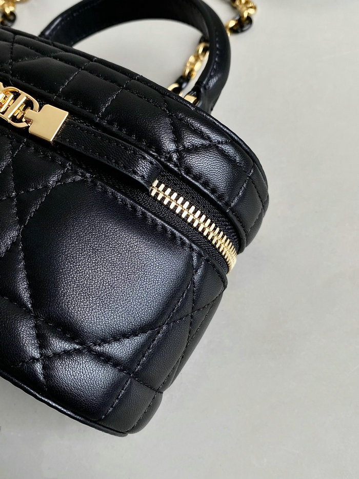 Dior Caro Mini Vanity Case Black S5198
