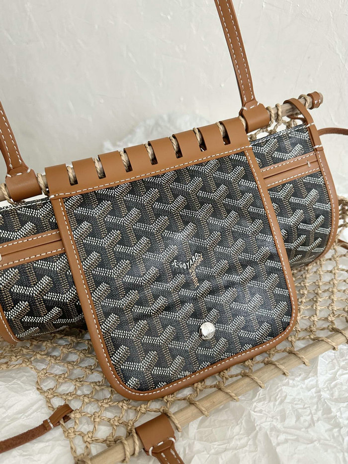 Goyard Aligre Bag Raffia Net Bag G6906 Brown