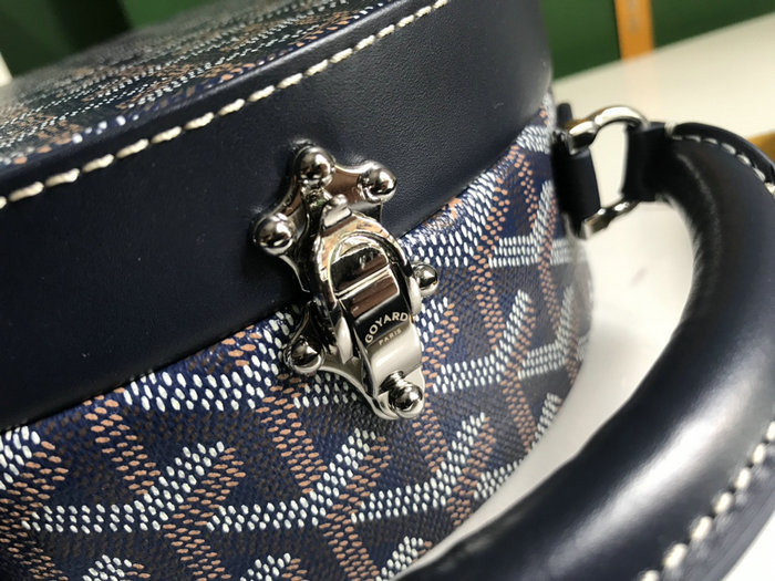 Goyard Alto Hatbox Trunk Bag G11840 Blue