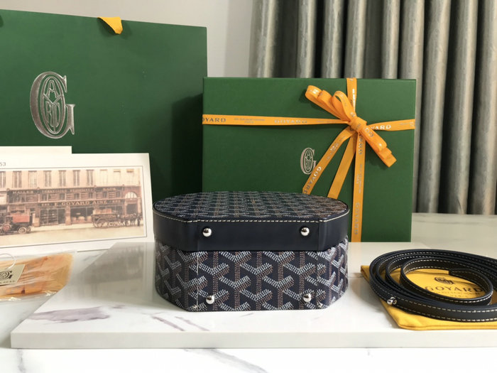 Goyard Alto Hatbox Trunk Bag G11840 Blue