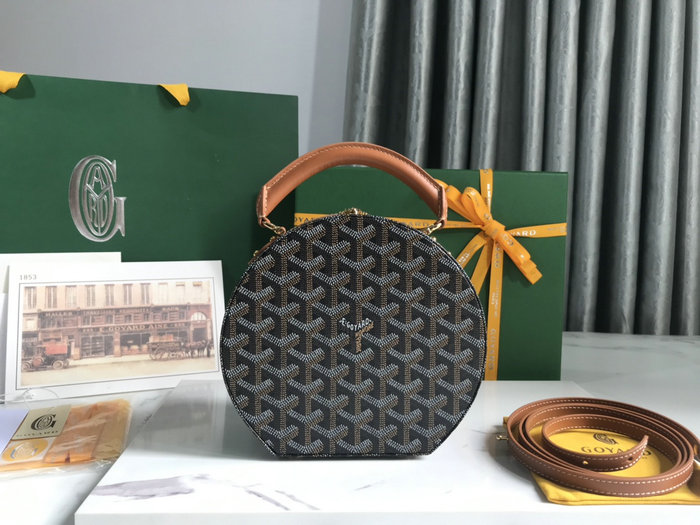 Goyard Alto Hatbox Trunk Bag G11840 Brown