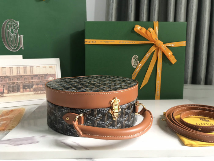 Goyard Alto Hatbox Trunk Bag G11840 Brown