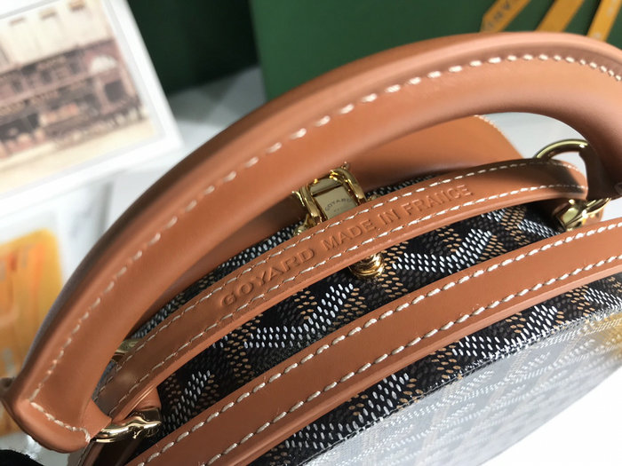 Goyard Alto Hatbox Trunk Bag G11840 Brown