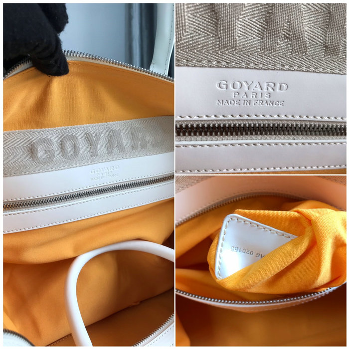 Goyard Boeing 45 Travel Bag GY020155 White