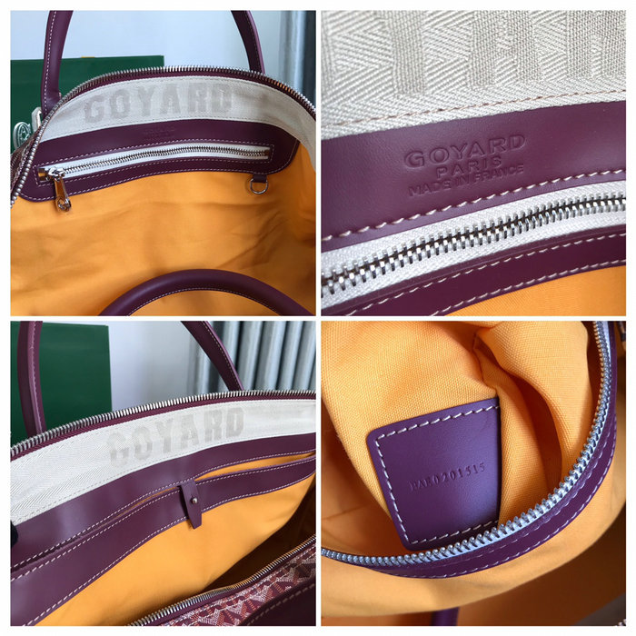 Goyard Croisiere 50 Duffle Bag G191971 Burgundy