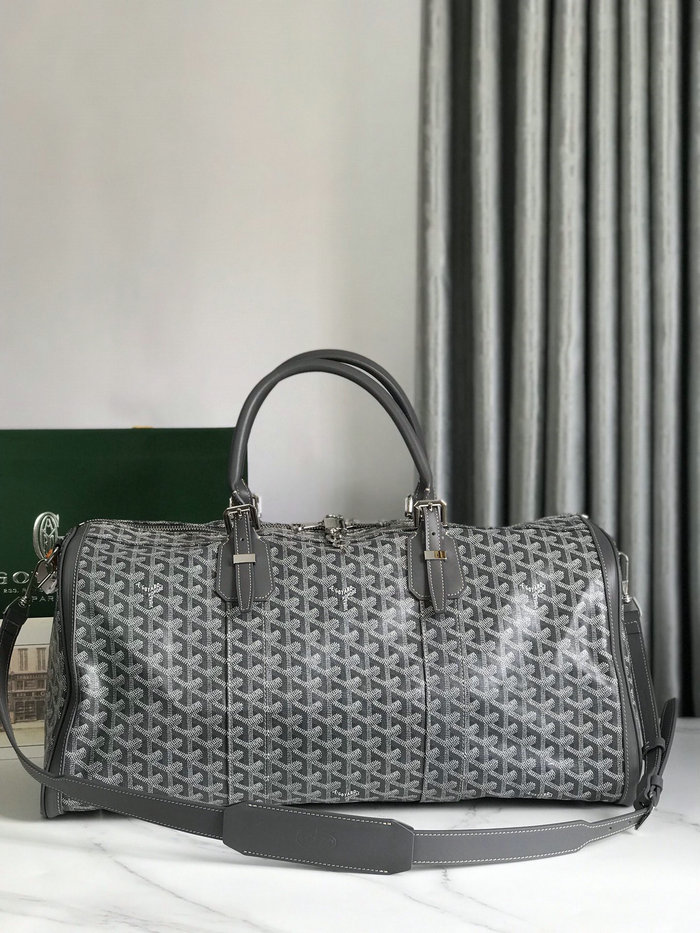 Goyard Croisiere 50 Duffle Bag G191971 Grey