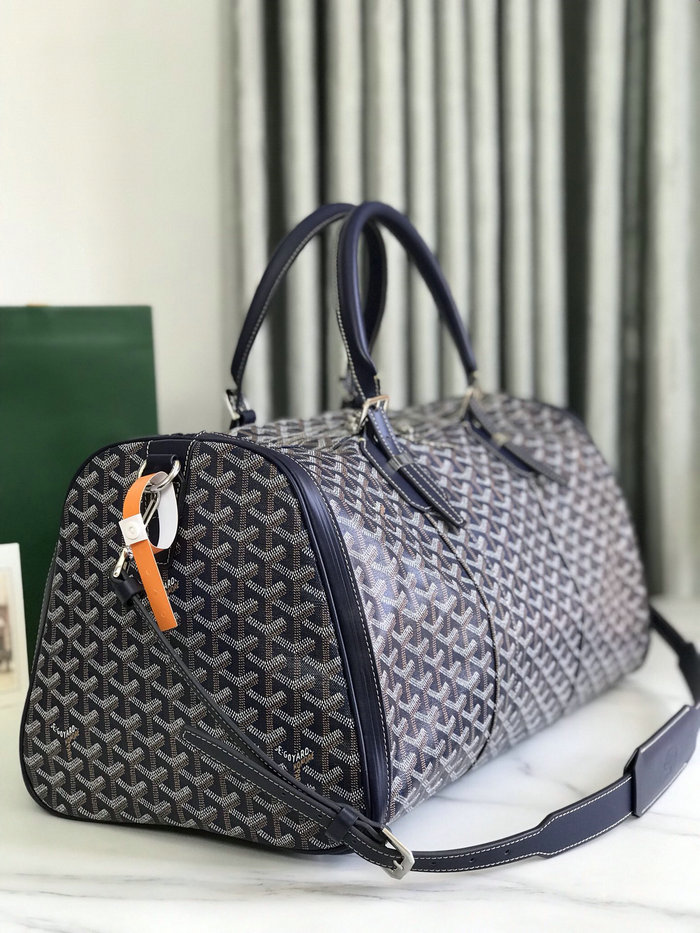 Goyard Croisiere 50 Duffle Bag G191971 Navy