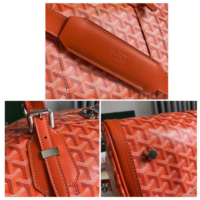 Goyard Croisiere 50 Duffle Bag G191971 Orange