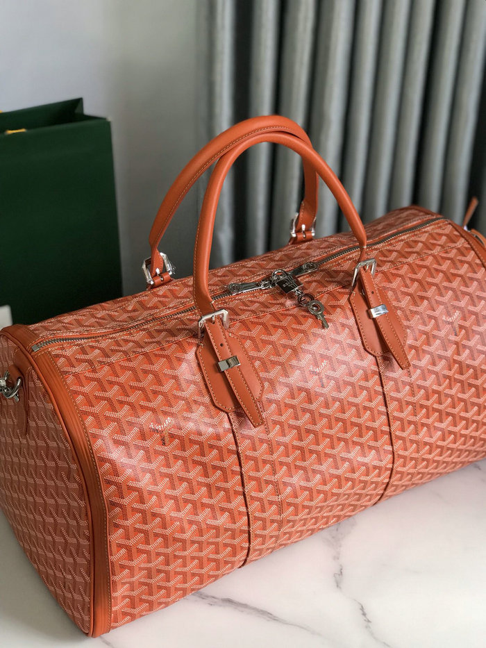 Goyard Croisiere 50 Duffle Bag G191971 Orange