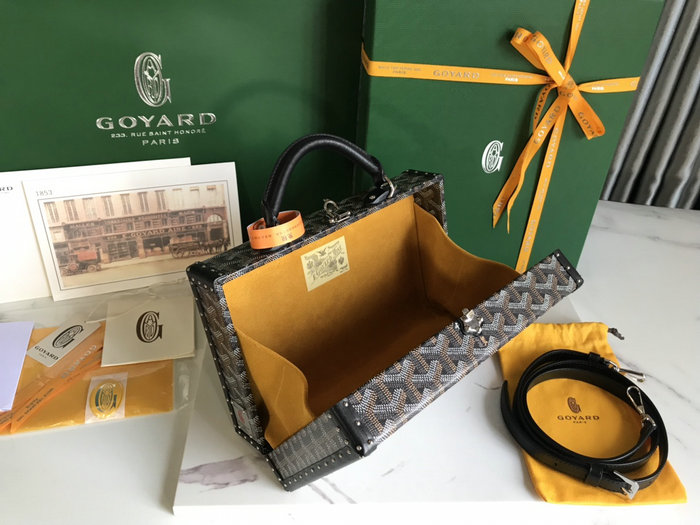 Goyard Grand Hotel Trunk Bag G020015 Black