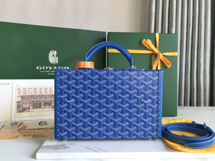 Goyard Grand Hotel Trunk Bag G020015 Blue