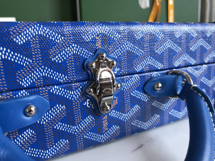 Goyard Grand Hotel Trunk Bag G020015 Blue