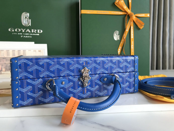 Goyard Grand Hotel Trunk Bag G020015 Blue