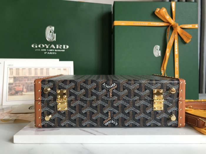 Goyard Grand Hotel Trunk Bag G020015 Brown