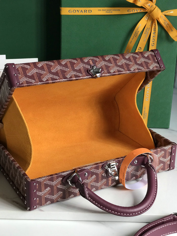 Goyard Grand Hotel Trunk Bag G020015 Burgundy