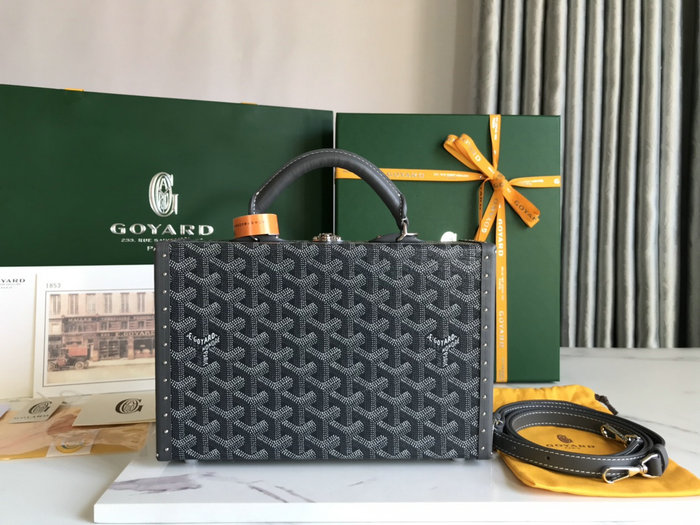 Goyard Grand Hotel Trunk Bag G020015 Grey