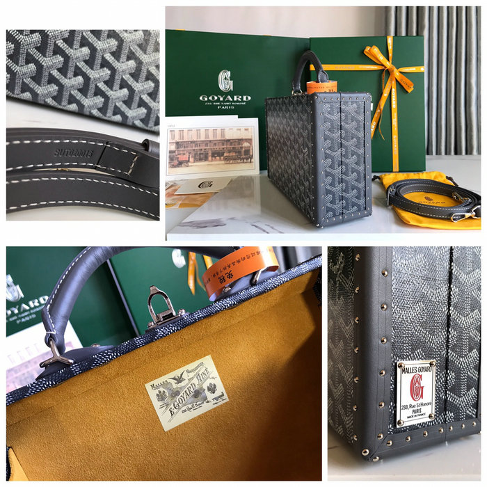 Goyard Grand Hotel Trunk Bag G020015 Grey