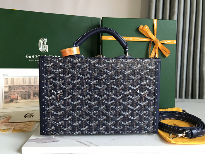 Goyard Grand Hotel Trunk Bag G020015 Navy