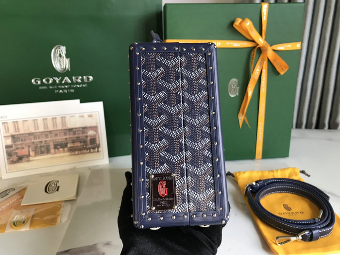 Goyard Grand Hotel Trunk Bag G020015 Navy