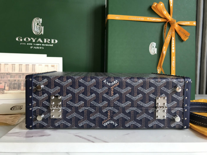 Goyard Grand Hotel Trunk Bag G020015 Navy