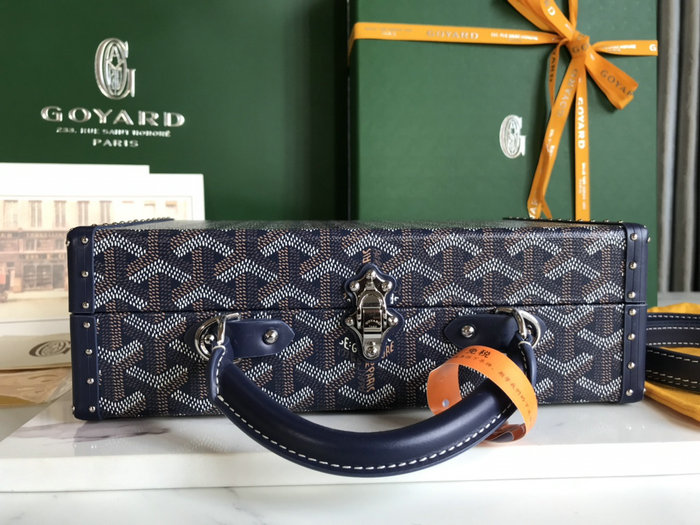 Goyard Grand Hotel Trunk Bag G020015 Navy