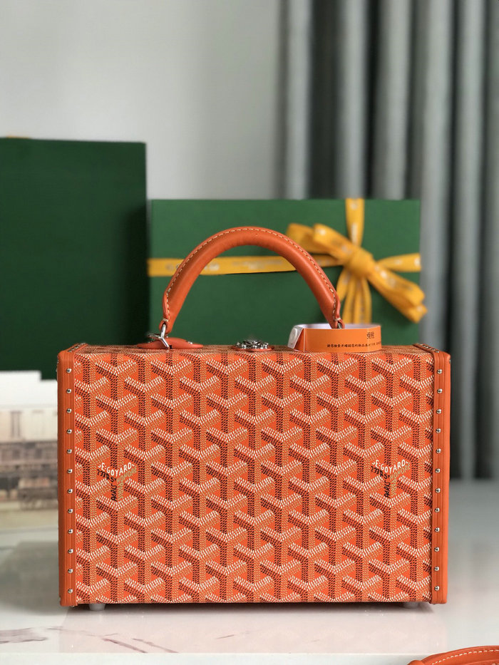 Goyard Grand Hotel Trunk Bag G020015 Orange