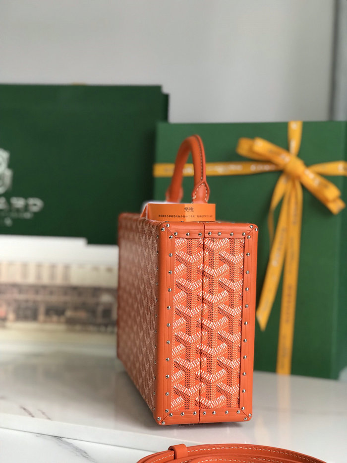 Goyard Grand Hotel Trunk Bag G020015 Orange